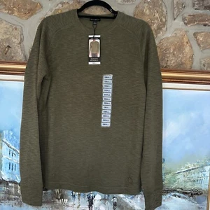 New Men's Banana Republic Sweatshirt Size Small Unisex Olive NWT Rt. $60.00 - Picture 1 of 7