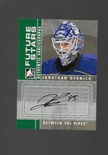 2008-09 Jonathan Bernier, In the Game,Between the Pipes,  Future Stars, Autograp
