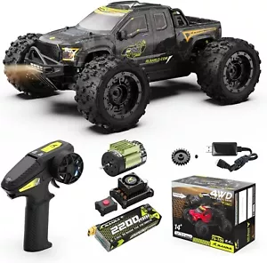 All-Terrain 1/14 Brushless RC Monster Truck - Ultimate High Speed 60+ MPH Fun - Picture 1 of 8