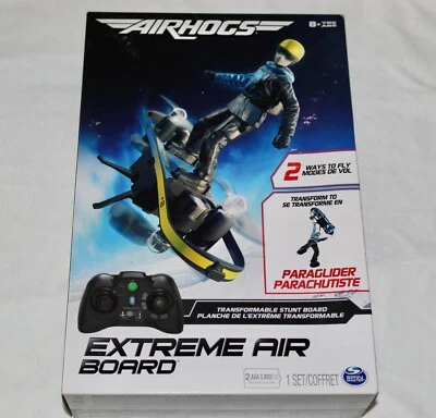 AIRHOGS Extreme Air Transformable Stunt Board 8+ Spin Master Drone ParaGlider T2 - Image 1 of 4