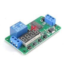 Multifunction Self-lock DC 12V Relay Time Delay PLC Cycle Timer Module Switch