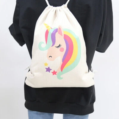 Mochila con cordón en blanco de sublimación L16" para bolsa de transferencia de prensa de calor al por mayor Foto 1 de 4