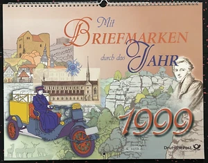 Deutsche Post Briefmarkenkalender 1999-2005 +2007 +2x 2004 für Postablagestellen - Bild 1 von 22