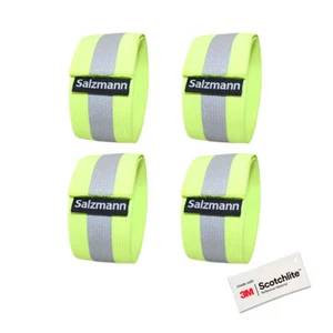 Salzmann 3M reflektierende Armbänder - Hergestellt mit 3M Scotchlite - 4er Pack - Bild 1 von 10