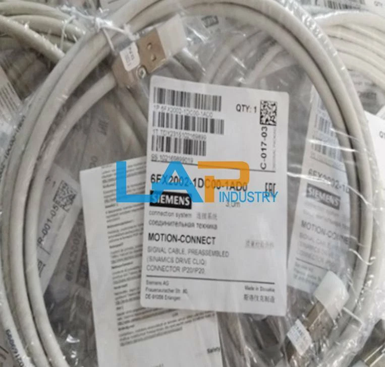 1PCS New For SIEMENS Servo Signal Cable 6FX2002-1DC00-1AD0 3 Meters - Image 1 of 1