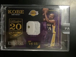 2016 PANINI ETERNAL KOBE BRYANT PURPLE GAME WORN Used SHOES 1/50 Sneakers Patch - Picture 1 of 4