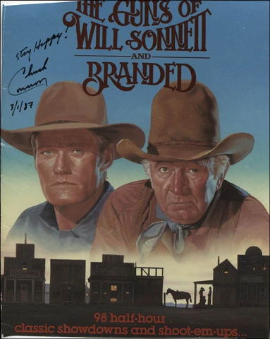 CHUCK CONNORS - PRINTED PHOTOGRAPH SIGNED IN INK 03/01/1987 Cover