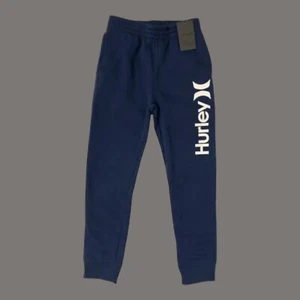 🔥NEW-Hurley Boy's Pull On Warm Blended Fleece Sweat-Jogger Pants With Pockets🔥 - Picture 1 of 8