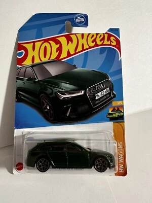 Audi RS 6 Avant #187 2024 Hot Wheels 17 vagones HW verdes Foto 1 de 2