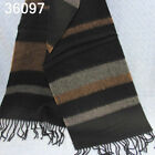 Sale New Vintage Fringe Mans Cashmere Wool Warm Striped Scarves Scarf Gift 36097