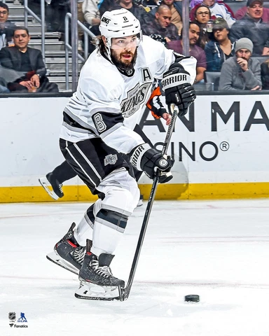 Drew Doughty Los Angeles Kings Throwback Alternate Jersey Skating 16x20 Photo Cover