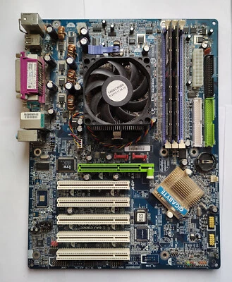 Gigabyte GA-K8NS Motherboard with Athlon 64 3000+ CPU and 2GB RAM - Test OK! - Image 1 of 4