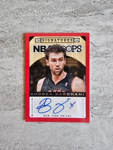 2013-14 Panini NBA Hoops Signatures Andrea Bargnani Autograph 09/10 NY Knicks - Picture 1 of 3