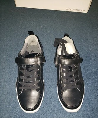 NEW Vintage Aldo Men’s Black Stephensen-98 Sneaker Size 7 US/40D EU - Image 1 of 4