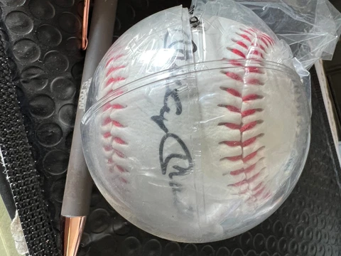Mickey Mantle 40th Anniversary 1956 Triple Crown Season baseball ball Cover