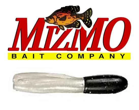 Mizmo Tubes Crappie Panfish 1,5 pulgadas especificaciones 11009 negro con cola de perla Foto 1 de 1
