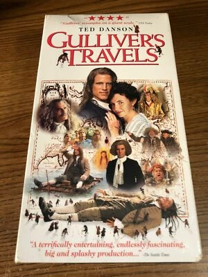 Gulliver's Travels VHS VCR Video Tape Movie Ted Danson Used - Image 1 of 4