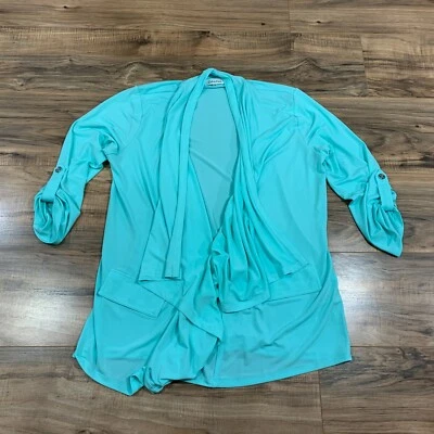 CUBRIMIENTO CALVIN KLEIN MUJER Azul Talla MEDIANO Verde azulado Fluido Claro Foto 1 de 4