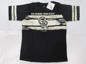 New Colorado Rockies Youth Size L Large (14-16) Black Shirt - Picture 1 of 4
