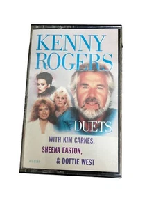 Kenny Rogers DUETS Cassette Tape With Kim Carnes Sheena Easton & Dottie West - Picture 1 of 2