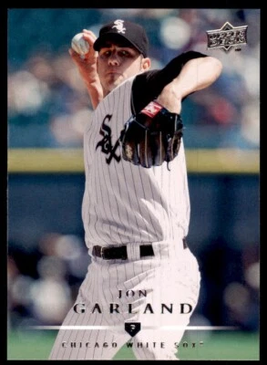 Tarjetas de béisbol 2008 Upper Deck Jon Garland #282 Foto 1 de 2