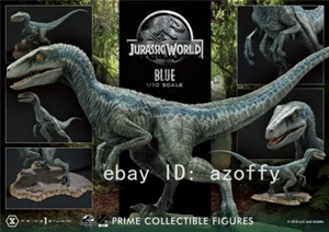 Prime 1 Studio PCFJW-03 Jurassic Dinosaur Velociraptor Blue 1/10 Resin Statue - Picture 1 of 6