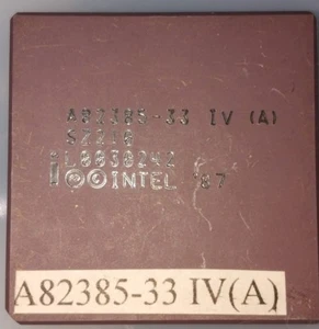 VINTAGE INTEL A82385-33 386 CPU 32-Bit Cache Controller IV (A) - Bild 1 von 1