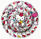 NEU!!! 50 Sanrio Wasserdichte  Hello Kitty Aufkleber Sticker 