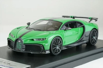 Looksmart 1/43 Bugatti Chiron Pure Sport Green Finished Diecast Car LS520B - Image 1 of 2