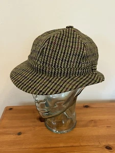 Barbour Vintage Herren Tweed Deerstalker Hut Größe 7 1/4 - Bild 1 von 10