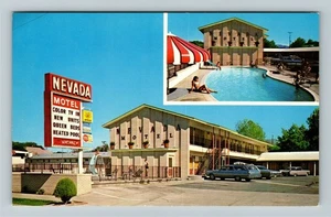 Winnemucca NV-Nevada, Nevada Motel Vintage Souvenir Postcard - Picture 1 of 4