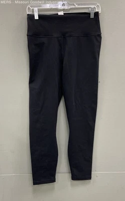 Leggings para mujer Fabletics negros sólidos PowerHold cintura alta - talla M Foto 1 de 4