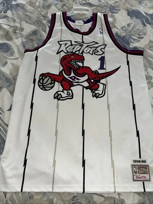 Nueva camiseta de baloncesto Mitchell & Ness Raptors Mcgrady 1998 auténtica cosida talla 54 Foto 1 de 4