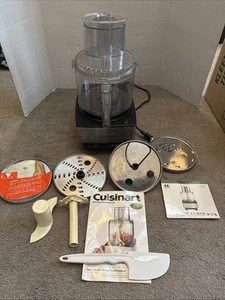 Cuisinart Custom 14 Cup Food Processor Stainless with Accessories! WORKS! - Picture 1 of 15