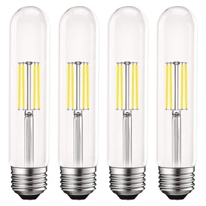 Luxrite Edison T9 LED Tube Light Bulb 5W=60W 5000K 550 Lumens Dimmable E26 4PK - Picture 1 of 7