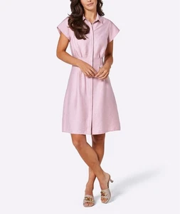 Creation L Premium Damen A-Linie Kleid Kurzarm Kragen rose NEU - Bild 1 von 3