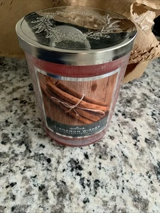 Hallmark Cinnamon Wishes 3 Docht Glas Kerze Soja Mischung 16 oz - Bild 1 von 4