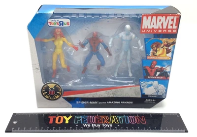 Paquete de 3 TRU Exclusivo Universo Marvel 3.75" Spider-Man y sus increíbles amigos Foto 1 de 4
