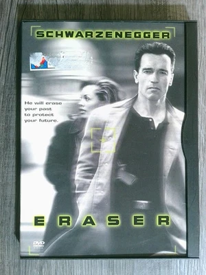 Eraser DVD 1996 Arnold Schwarzenegger Action Widescreen Edition Foto 1 de 3