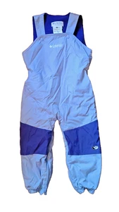 Columbia Tectonite Boys Snow Bib Overalls Size 4T Blue Two-Tone Adjustable Strap - Picture 1 of 4