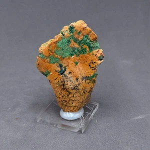 MALAQUITA Mina Bizarrera, Quiros, Asturias - SPAIN MINERAL 6x4x1cms B20 - Imagen 1 de 5