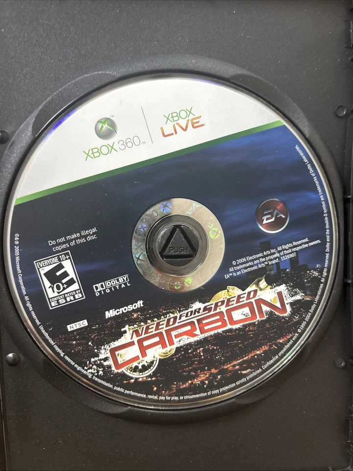 Need for Speed: Carbon Microsoft Xbox 360, somente disco testado - Imagem 1 de 1