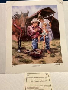 Marvin Stalnaker print "The Country Doctor" ltd edition 4/400 unframed authentic - Picture 1 of 6