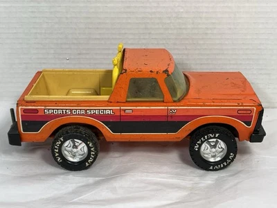 Camioneta pickup especial naranja 10" acero prensado nylint años 70 vintage Foto 1 de 4