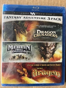 Fantasy Adventure BLU RAY Triple Feature Disc & Artcover NO CASE NO TRACKING - Imagen 1 de 1