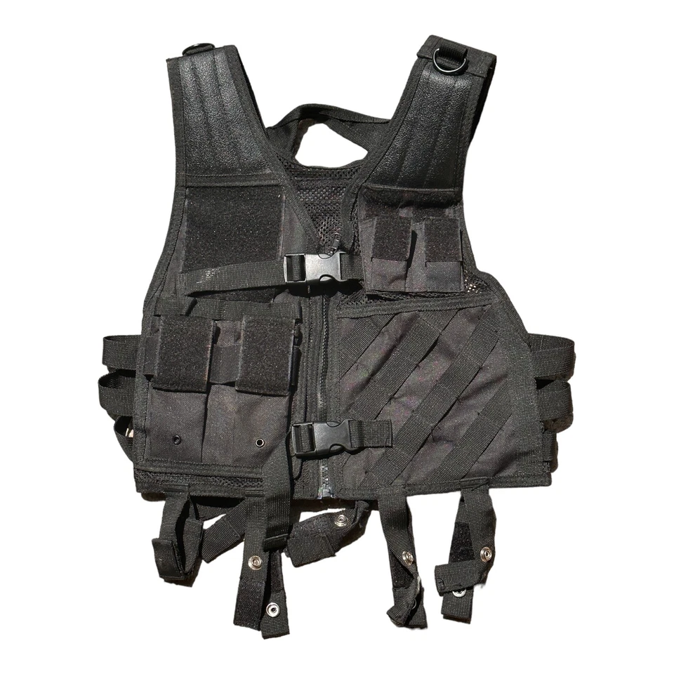 Outdoor Hiking Adventure Tactical Amphibious Field Multi-function Vest Sz Small - Image 1 of 4