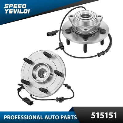 Pair For 2012 2013-2018 Dodge Ram 1500 Front Wheel Bearing Hub Assembly w/ABS Foto 1 de 4