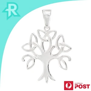 Celtic Knot Tree of Life Sterling Silver 925 Pendant - Bild 1 von 6