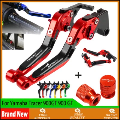For Yamaha Tracer 900GT 900 GT Motorcycle Adjustable CNC Brake Clutch Levers New Foto 1 de 4