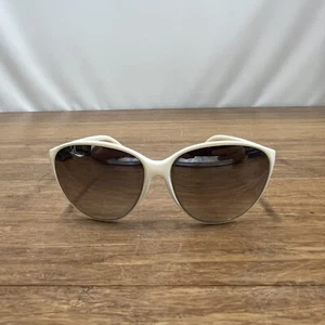 Vintage Cool-Ray Polaroid Sunglasses White Oversize Hippie 1970s-80s Style - Picture 1 of 10